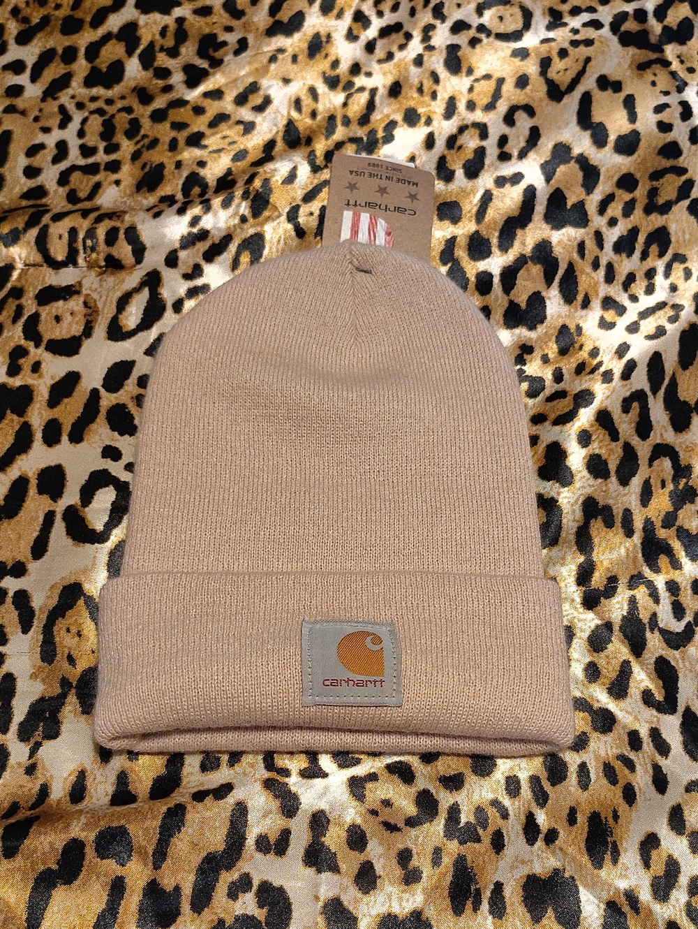 Carhartt Women's Dusty Pink Cuffed Beanie
